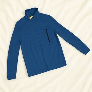 Zara kids the knitwear collection boys size 11-12 years dressy sweatshirt blue